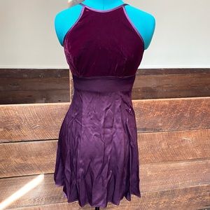 Vintage 90’s DeLaru Whimsigoth Velvet Mini Skater Dress